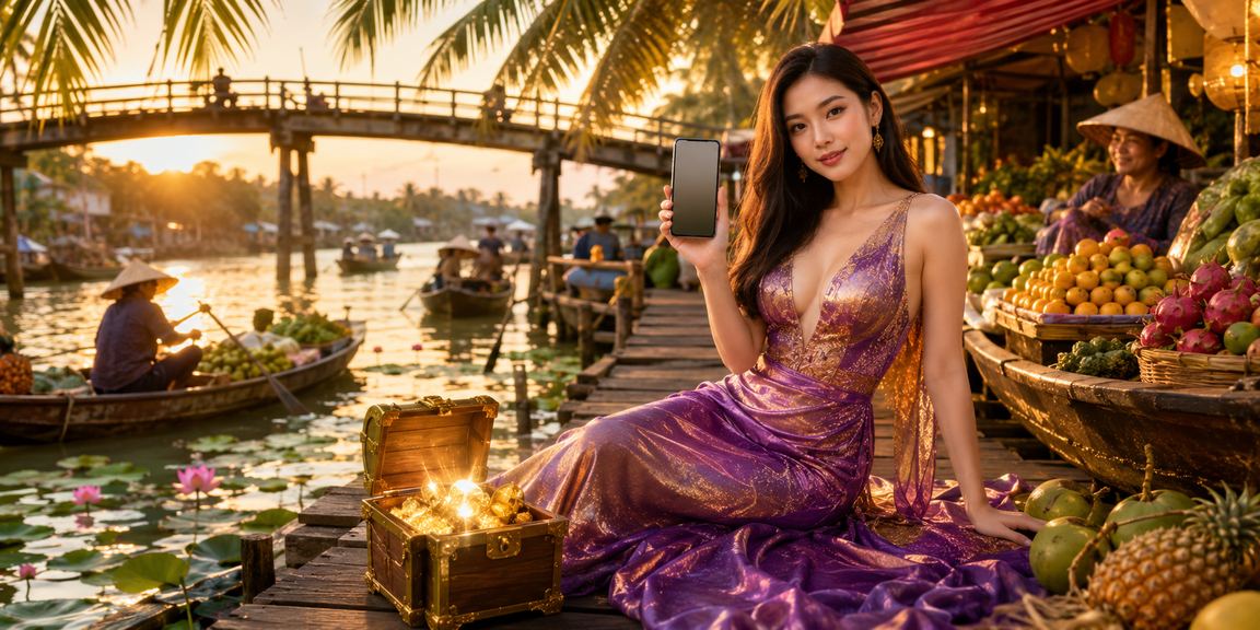 Người dùng Việt Nam trải nghiệm 14r trên điện thoại di động tại vùng Mekong